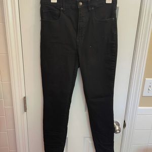 Everlane Black high rise skinny jeans size 30